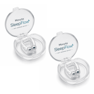Movyta SleepFlow | Anti-snoring Silicone Nose Clip